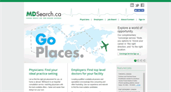 Desktop Screenshot of mdsearch.ca
